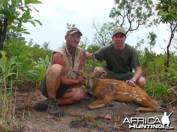 Harnessed bushbuck 12 1/2' inches hunted in CAR