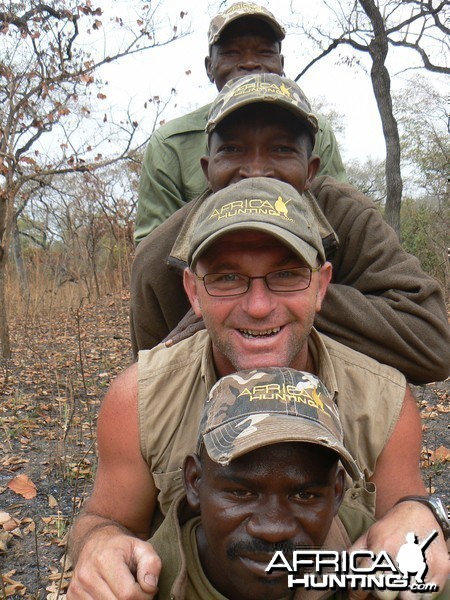 My hunting team in CAR...