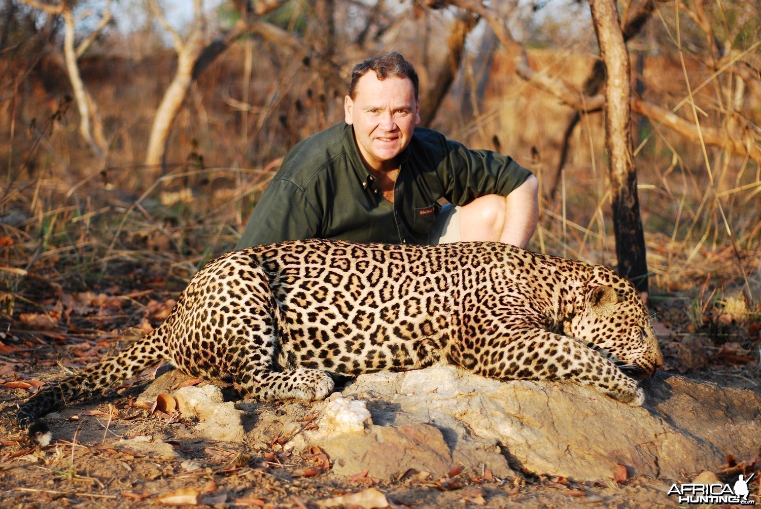 Leopard hunting in CAR