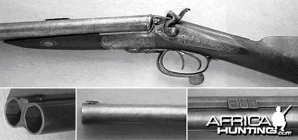 12 Bore Howdah Double Rifle