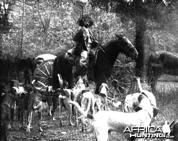 Holt Collier and his prized dogs