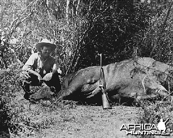 Ernest Hemingway on safari, 1933