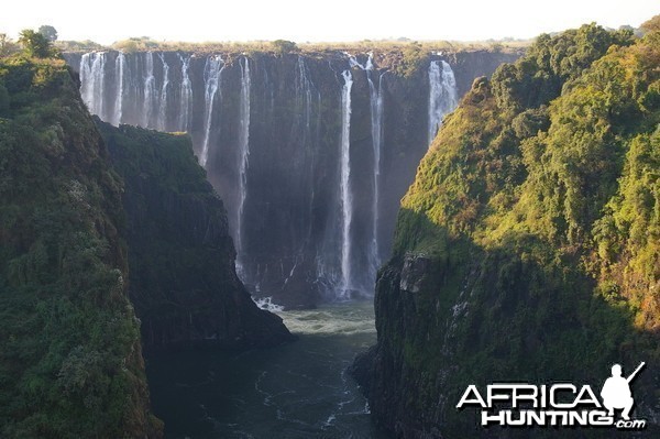 Victoria Falls from the Victoria Falls Hotel