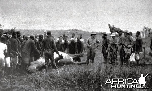 Theodore Roosevelt, the dead hippo