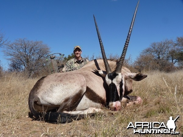 Bowhunting Gemsbok South Africa