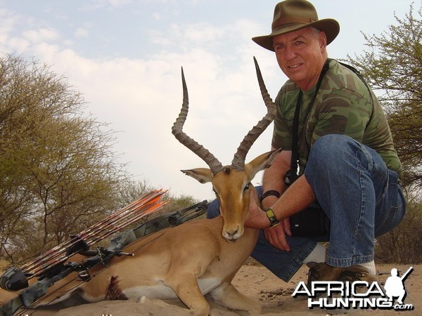 Bowhunting Impala in South Africa