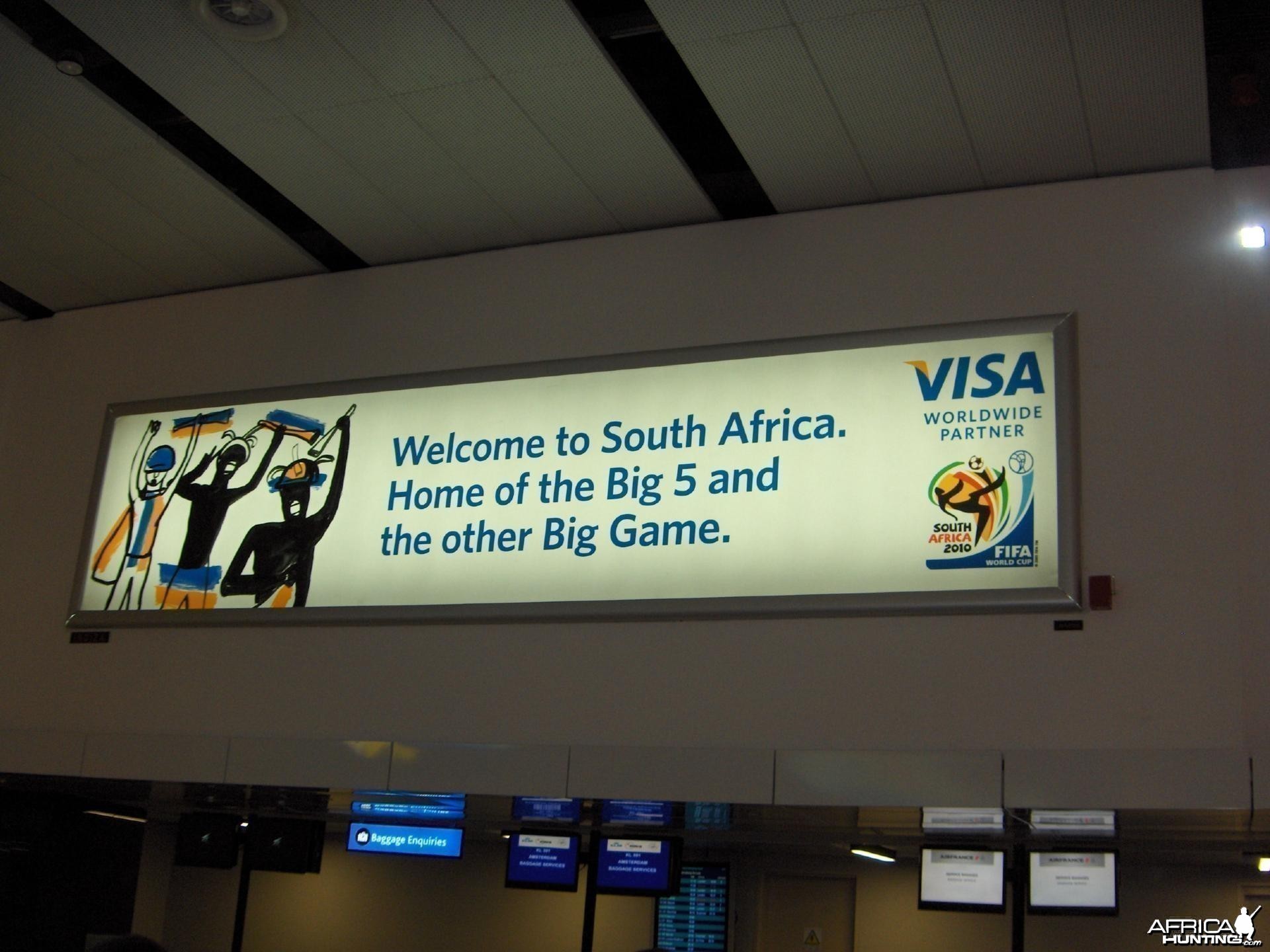 Welcome to South Africa