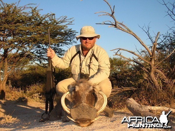 Hunting Warthog in Namibia