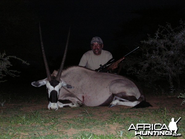 Hunting Gemsbok in Namibia