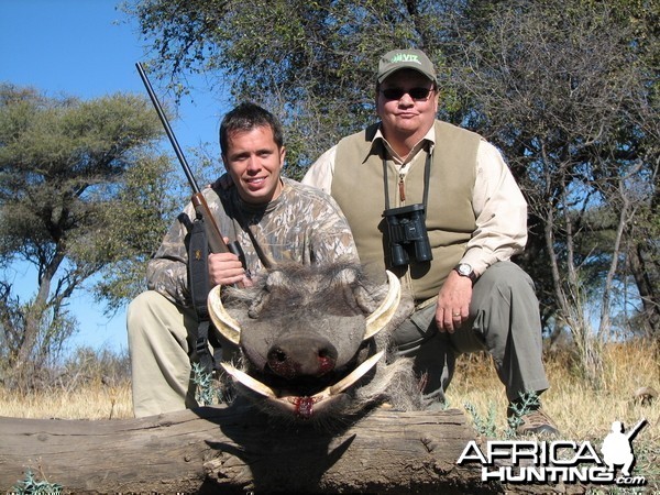 Hunting Warthog in Namibia