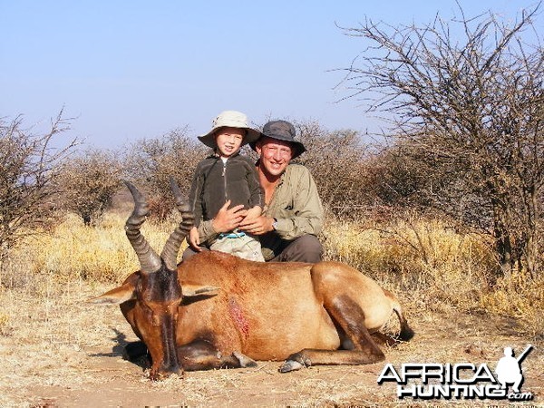 Hunting Hartebeest in Namibia