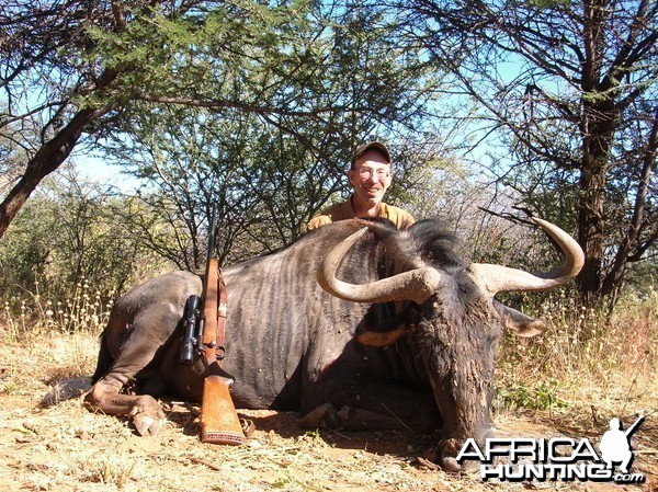 Hunting Blue Gnu in Namibia