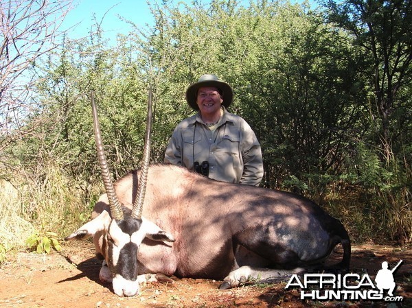 Hunting Gemsbok in Namibia