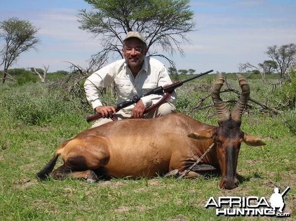 Hunting Hartebeest in Namibia