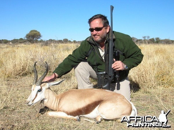 Hunting Springbok in Namibia