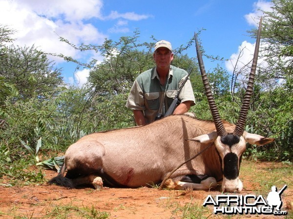 Hunting Gemsbok in Namibia