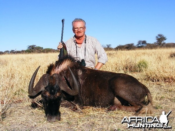 Hunting Black Gnu in Namibia