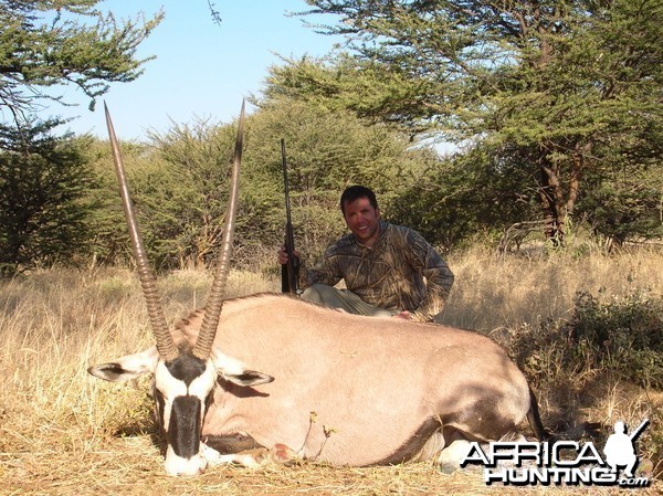 Hunting Gemsbok in Namibia