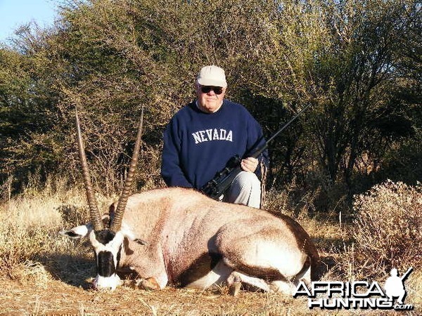 Hunting Gemsbok in Namibia