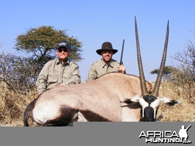 Hunting Gemsbok in Namibia