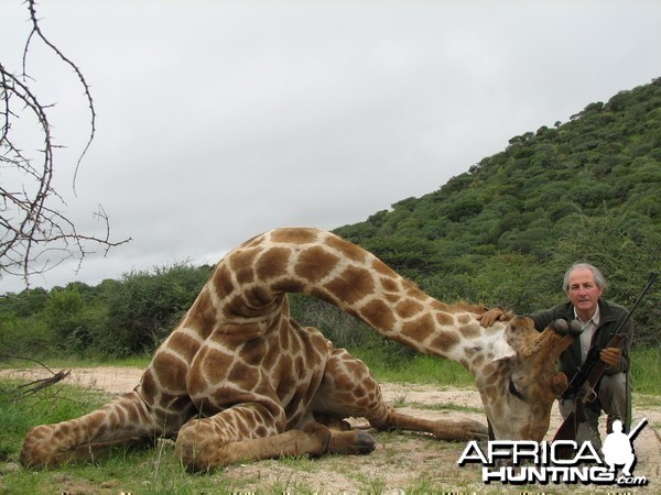 Hunting Giraffe in Namibia