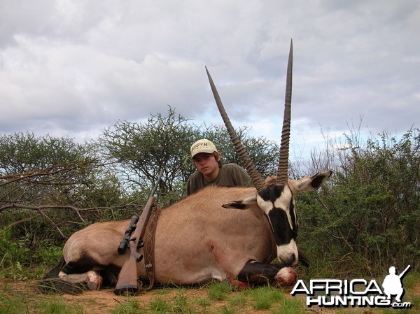 Hunting Gemsbok in Namibia