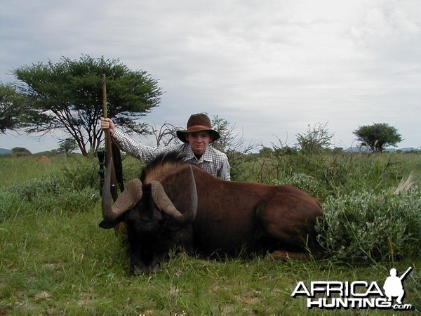 Hunting Black Wildebeest in Namibia