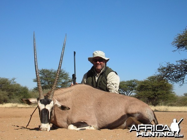 Hunting Gemsbok in Namibia