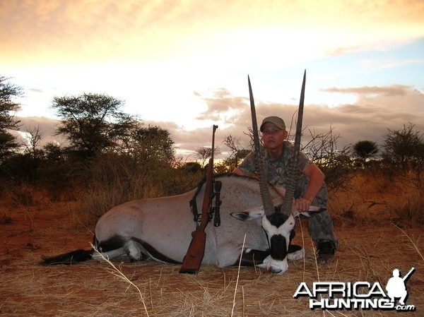 Hunting Gemsbok in Namibia