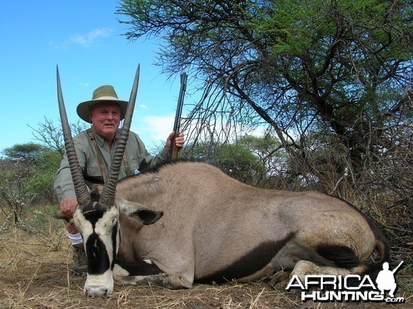 Hunting Gemsbok in Namibia