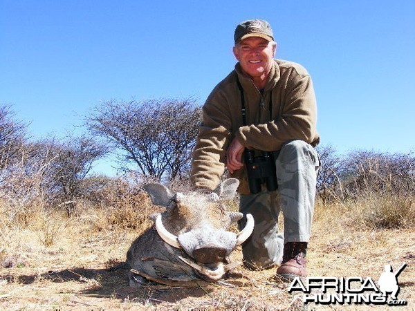 Hunting Warthog in Namibia