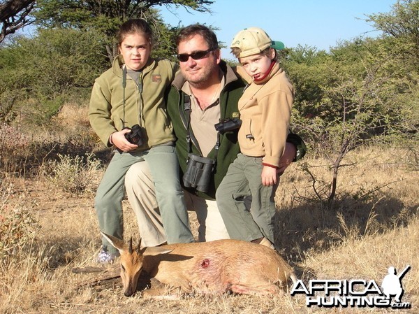 Hunting Duiker in Namibia