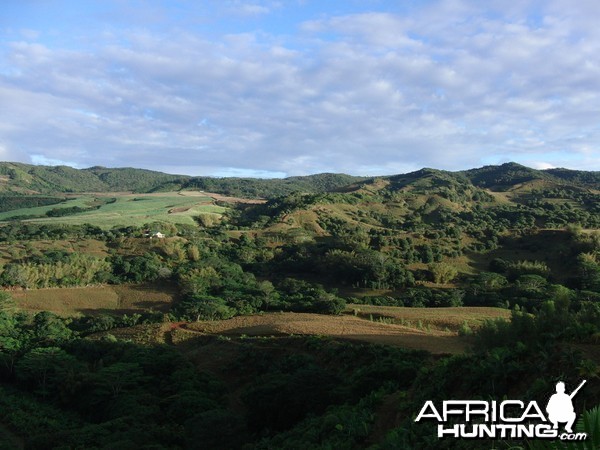 Hunting grounds overlook in Mauritius