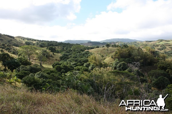 Hunting grounds overlook in Mauritius