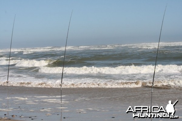 Fishing from the coast