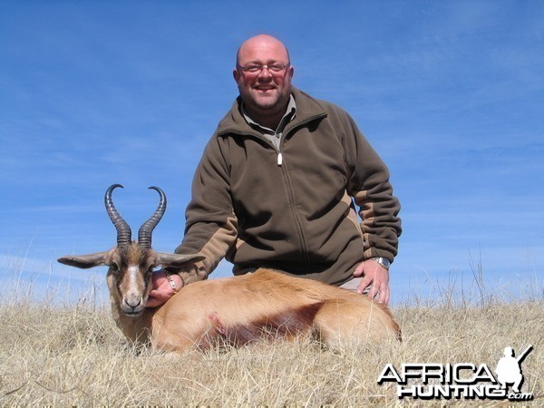 Copper Springbuck, Hunting with Clients