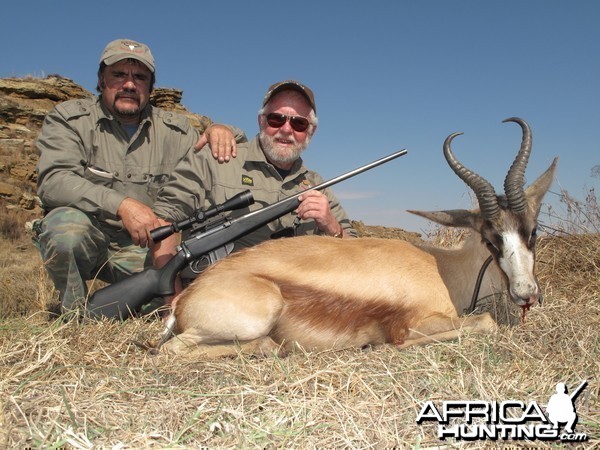 Copper Springbuck, Hunting with Clients