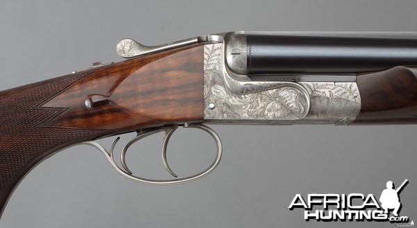 Azur Safari Eloge Double Rifle by Verney-Carron with Buffalo Engraving