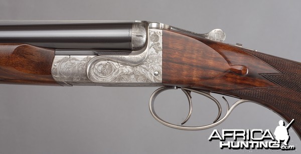 Azur Safari Eloge Double Rifle by Verney-Carron with Buffalo Engraving