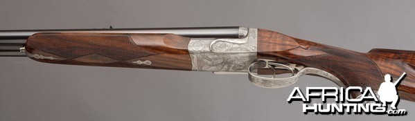 Azur Safari Eloge Double Rifle by Verney-Carron with Buffalo Engraving