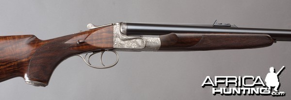 Azur Safari Eloge Double Rifle by Verney-Carron with Buffalo Engraving