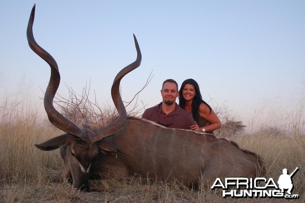 Greater Kudu hunted in Namibia