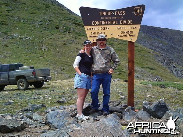 My wife and I in Colorado