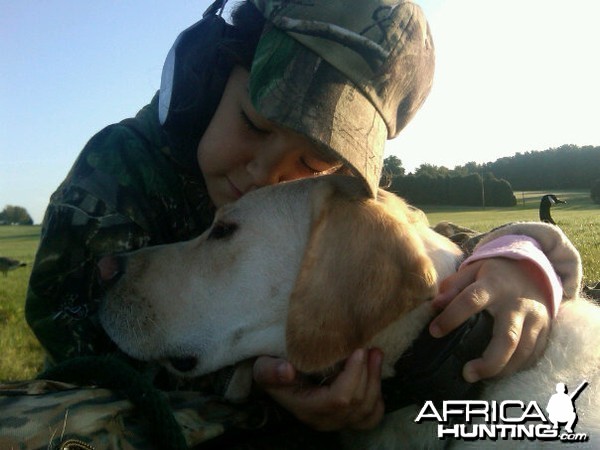 My 6 yr-old and her best friend on a bird hunt a couple weeks back