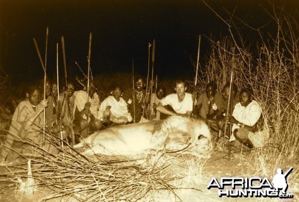 Hunting Lion in Tanzania