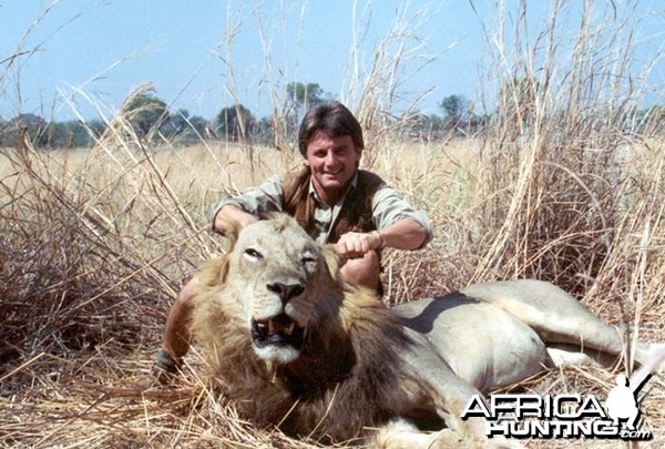 Hunter and Writer J. Alain Smith Lion