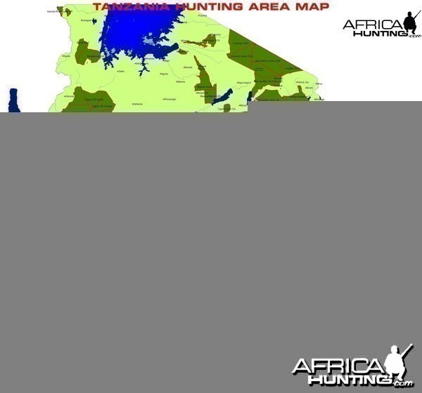 Tanzania Hunting Area Map