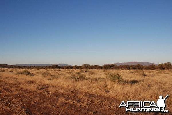 View of Waterberg Plateau from Ozondjahe