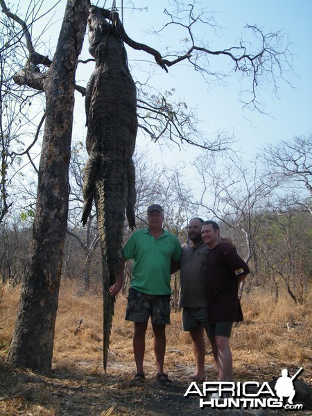 Croc hunt Mozambique