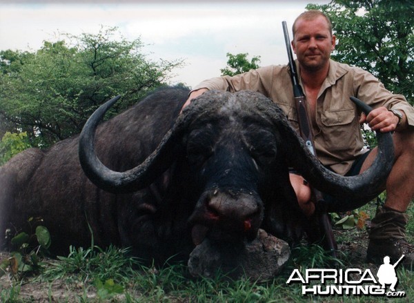 My Cape Buffalo hunted in Zimbabwe 43 inches